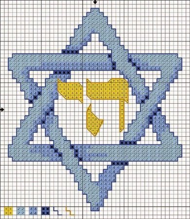 Маген Давид вышивка