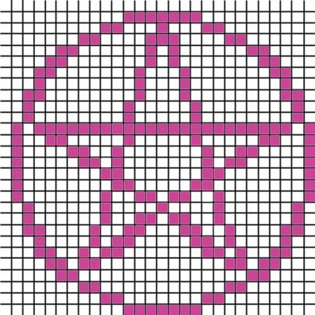 Пиксельные орнаменты для вязания