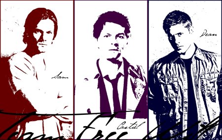 Дин Винчестер сверхъестественное вышивка