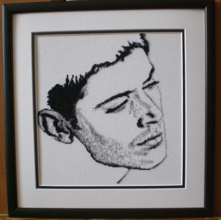 Дин Винчестер сверхъестественное вышивка