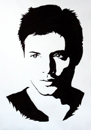 Дин Винчестер силуэт