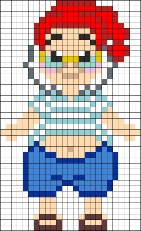 Рисование по клеточкам Дисней