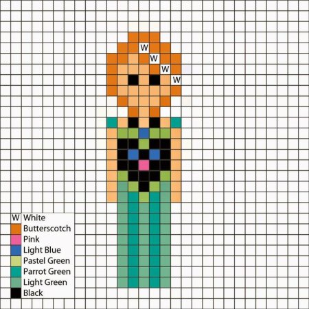 Вышивка крестом схемы Рапунцель