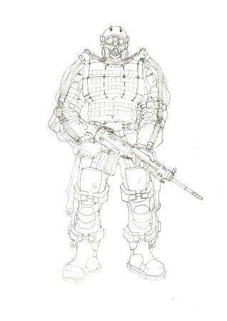 Сталкер рисунки карандашом