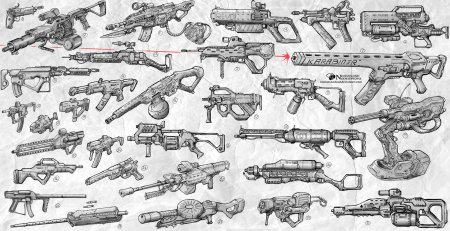 Рисунки оружия