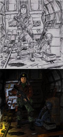 Metro 2033 арт блокпост