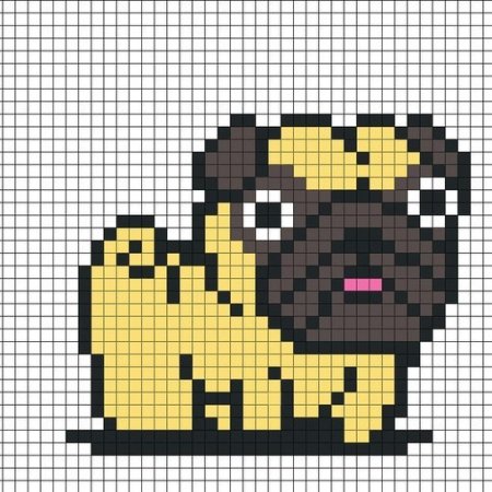 Вышивка крестом бультерьер