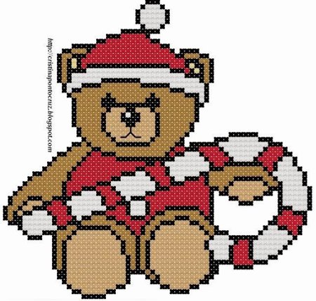 Пиксельный мишка