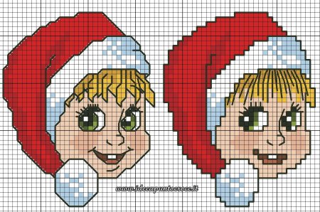 Вышивка дед Мороз и лето