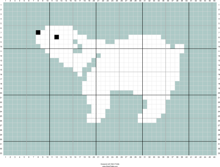 Жаккардовые узоры с медвежатами