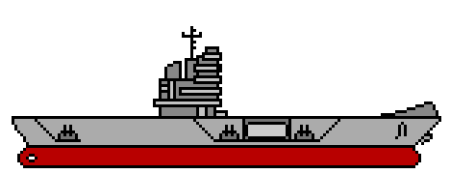 Пиксельный корабль