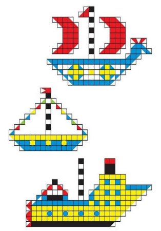 Кораблик из лего схема