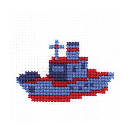 Корабль из термомозаики