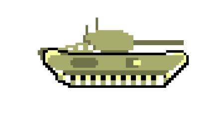 Пиксельный танк маленький DBL P,JRE