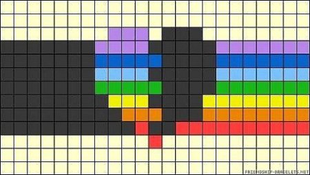 Рисунки по клеточкам ЛГБТ