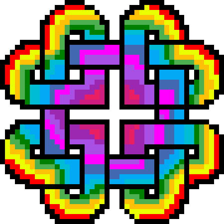 Рисунки по клеточкам разноцветные