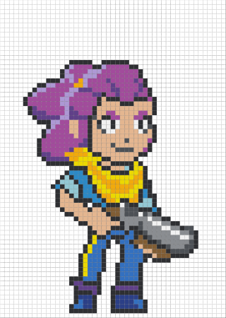 Браво старс пиксель Шелли