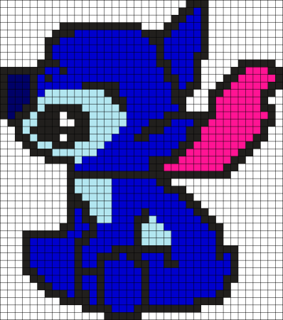 Рисунки по клеткам Панда