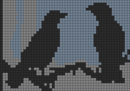 Фенечка с вороном