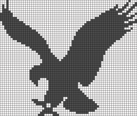 Птичка монохром