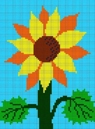 Бискорню Подсолнухи схемы