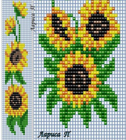 Вышивка крестом Подсолнухи