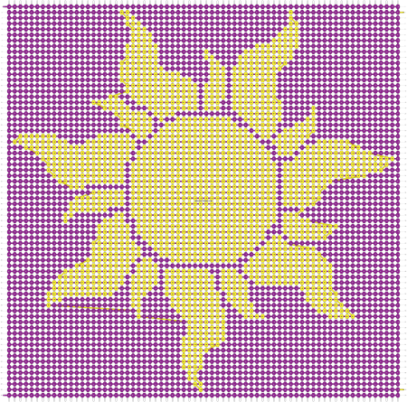 Термомозаика схемы цветок