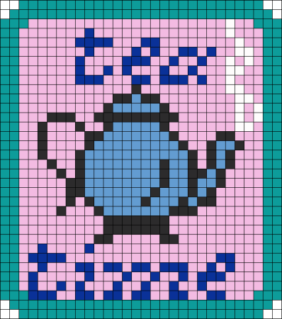 Рисование по клеткам чай