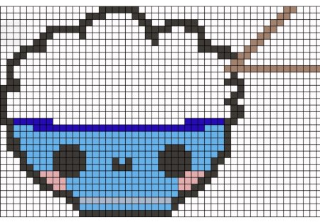 Рисунки по клеточкам маленькие