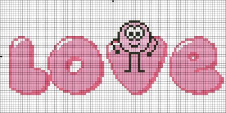 Рисунки по клеточкам для мамы