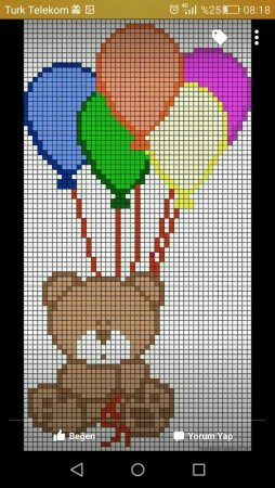 Вышивка мишка