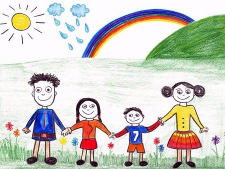 Рисунок на тему Дружба