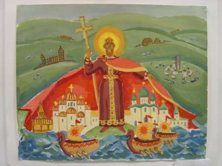 Рисунок на тему Русь