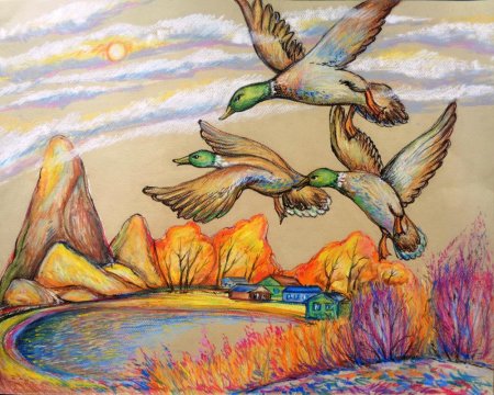 Рисунок на тему моя Родина Сибирь