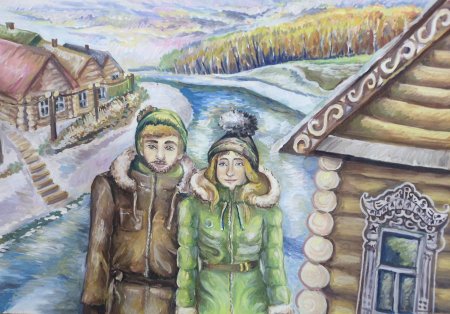 Рисунок моя Сибирь