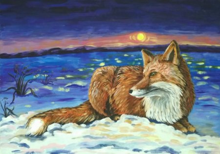 Рисунок на тему моя Сибирь