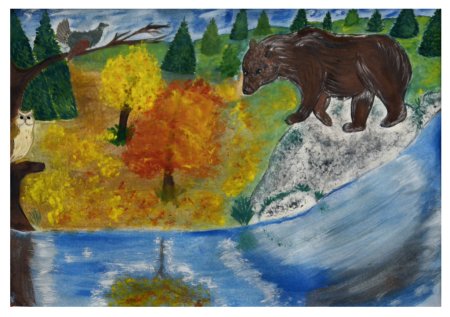 Сибирь рисунок