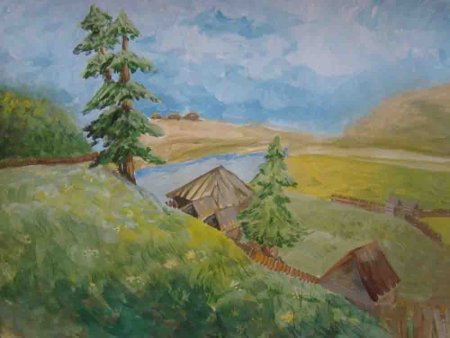 Природа родного края рисунки