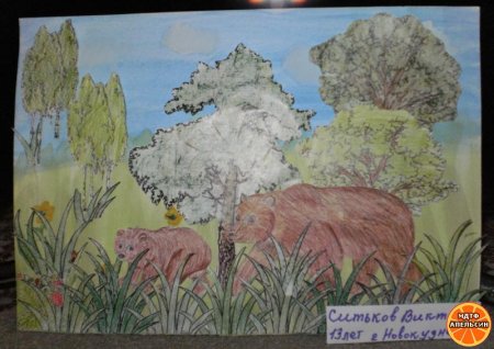 Детские рисунки Сибири