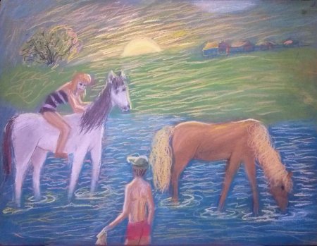 Рисунок на тему моя Сибирь