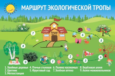 Экологическая тропа в детском саду