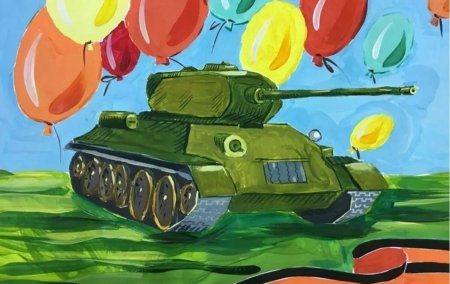 Рисунки на военную тематику для детей