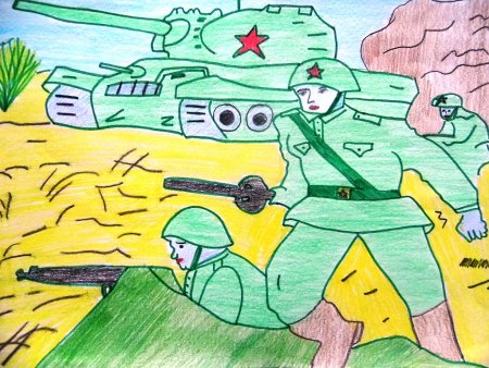Детские рисунки о войне