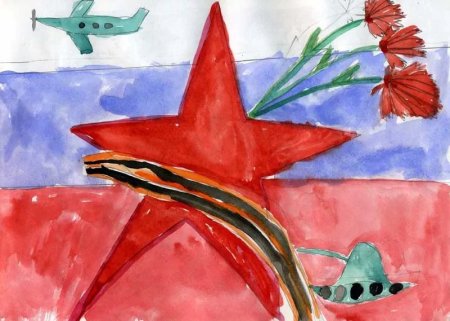 Рисунок на военную тему карандашом