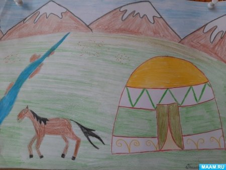 Рисунок на тему природа