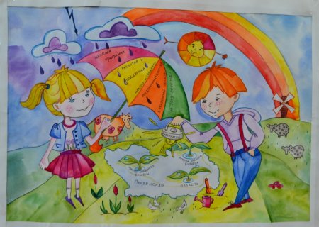 Рисунок на тему мир глазами детей