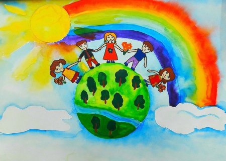 Рисунок на тему день защиты детей