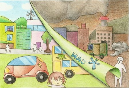 Плакат на тему загрязнение природы