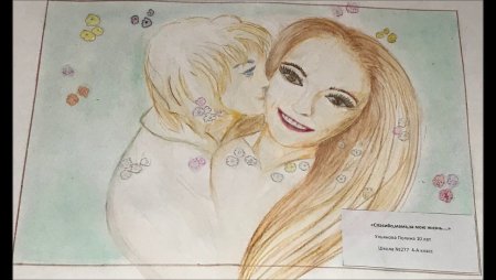 Рисунок маме на день матери