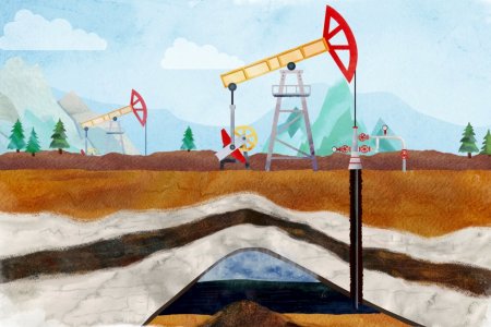 Нефть иллюстрация